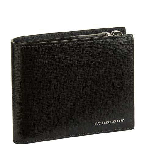 burberry mens wallet black|burberry bifold wallet for men.